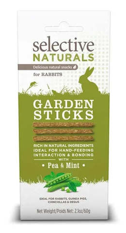 Selective Naturals Garden Sticks Rabbit / Guinea Pig 60g