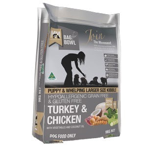 Meals For Mutts Puppy Turkey & Chicken Large Kibble Grain Free Dry Dog Food