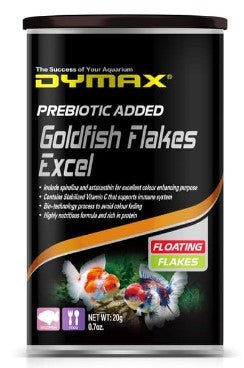Dymax Goldfish Flakes Excel Floating Flakes 20g