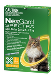 Nexgard Spectra Spot on for Cats 2.5-7.5kg
