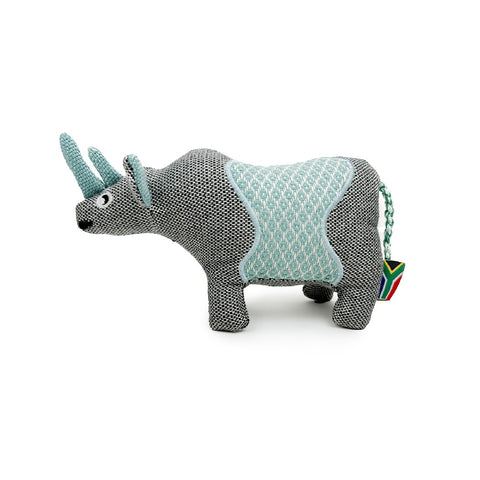 Resploot Black Rhino Dog Toy