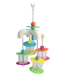 Bainbridge Interactive 4 Way Cups Bird Toy