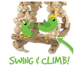 Bainbridge Naturals Java Coconut Swing Bird Toy