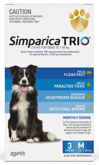 Simparica heartworm best sale