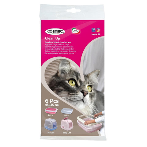 IMAC Hygenic Litter Linners for Cat Litter Trays 6 Pack