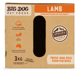 Big Dog Lamb Raw Diet Dog Food 3kg
