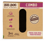 Big Dog Combo Raw Diet Dog Food 3kg