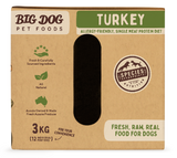 Big Dog Turkey Low Allergy Single Protein Raw Diet 3kg
