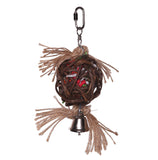 Kazoo Hanging Wicker Ball with Bell Medium