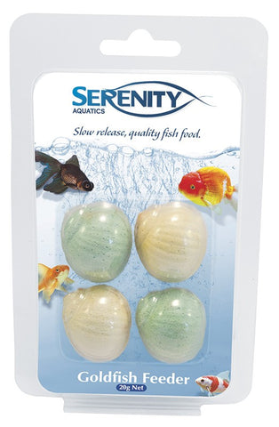 Serenity Gold Fish Weekend Feeder 4 Pack 20g
