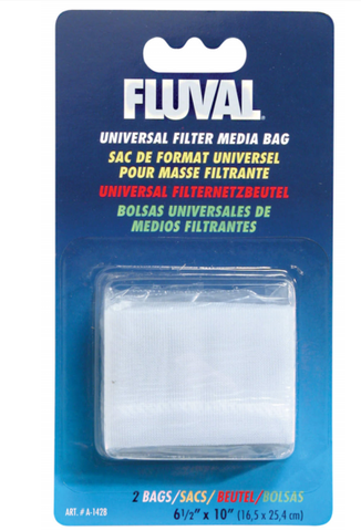 Fluval Filter Media Bag 16.5 x 25.4cm 2 Pack