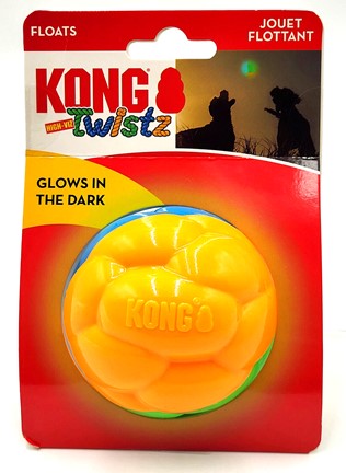 Kong Twistz High-Viz Ball Lg