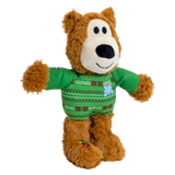 Kong Holiday Wild Knots Sweater Bear Green MD/LG