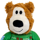 Kong Holiday Wild Knots Sweater Bear Green MD/LG