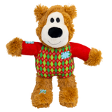 Kong Holiday Wild Knots Sweater Bear Red SM/MD