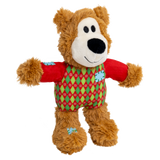 Kong Holiday Wild Knots Sweater Bear Red SM/MD