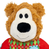 Kong Holiday Wild Knots Sweater Bear Red SM/MD