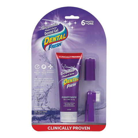 Dental Fresh Ezymatic Gel with Fingerbrush Kit