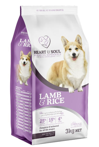 Heart And Soul Lamb and Rice 3kg
