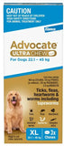 Advocate UltraChew XLarge 22.1-45Kg Blue 3 Pack [SZ:3 PACK]