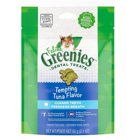 Greenies Cat Dental Treats Tuna Flavour 60g