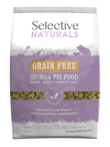 Selective Naturals Grain Free Adult Guinea Pig Food 1.5kg