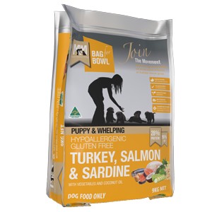 Meals For Mutts Gluten Free Puppy Turkey, Salmon & Sardine Dry Dog Food
