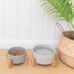 Louie Living Bowl With Stand (Grey)
