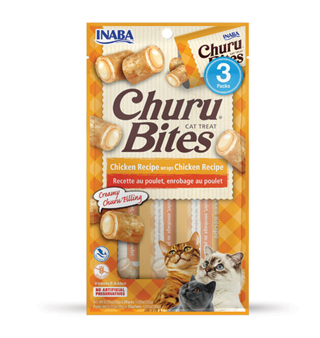 Inaba Churu Bites Cat Chicken Wraps 30g 3 Pack