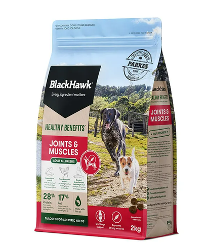 Black Hawk Helathy Benefits Joint & Muscle Adult Dog Food