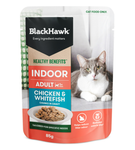 Black Hawk Indoor Chicken & Whitefish Pouch 85g Wet Cat Food