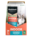 Black Hawk Cat Indoor Chicken & Whitefish Pouch Box 85g x 12