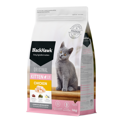Black Hawk Orginal Chicken Kitten Dry Cat Food [SZ:8KG]