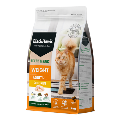 Black Hawk Healthy Benefits Weight Management Adult Dry Cat Food [SZ:4KG]