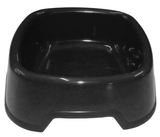 Heavy Duty Plastic Dog Bowls - Large 24cm [SZ:BLACK]