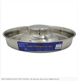 Zeez Stainless Steel Puppy Saucer 1.35L [SZ:28CM]