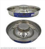 Zeez Stainless Steel Puppy Saucer 1.35L [SZ:28CM]