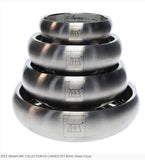 Zeez Signature Collection SS Curved Pet Bowl 350ml [SZ:12cm]