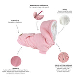 Huskimo Mt Snowy Dog Coat Snowy Rose [SZ:33CM]