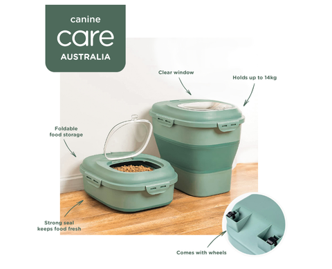Canine Care Collapsible Dog Food Storage Bin 14kg