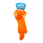 Flatties Dog Toy Orange Quirrel