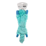 Flatties Dog Toy Blue Raccoon
