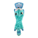 Flatties Dog Toy Blue Raccoon