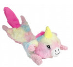 Flatties Dog Toy Rainbow Unicorn