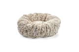 Barkley & Bella Faux Fur Donut Dog Bed Beige [SZ:SMALL]