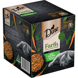 Dine Adult Cat Food Farm Collection in Sauce with Chicken Carrot & Spinach Mega Pack 28 x 85g