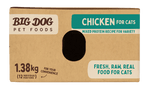 Big Dog Chicken Raw Cat Food 1.38kg (12 Portions)