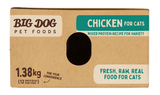 Big Dog Chicken Raw Cat Food 1.38kg (12 Portions)