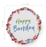 Kazoo Birthday Dog Cookie - Happy Barkday