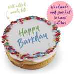 Kazoo Birthday Dog Cookie - Happy Barkday